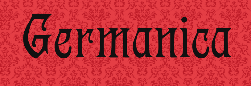 In brief, Germanica has Gothic and medieval typefaces