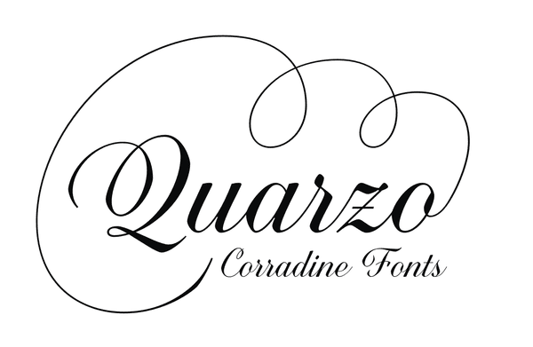 To conclud, Quarzo is a stylish and flexible handwriting font