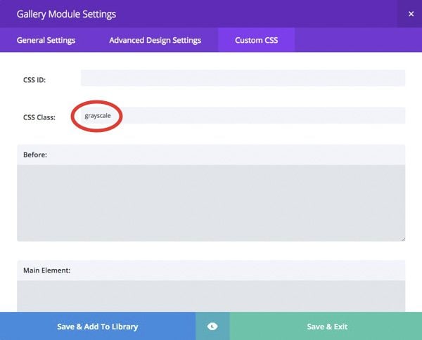 Adding the CSS Class