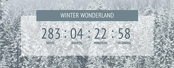 How to Create a Gorgeous Seasonal Transparent Countdown Timer in Divi
