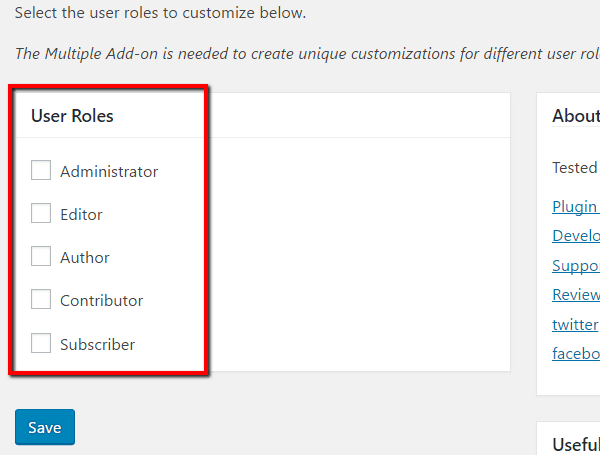 customize-by-user-role