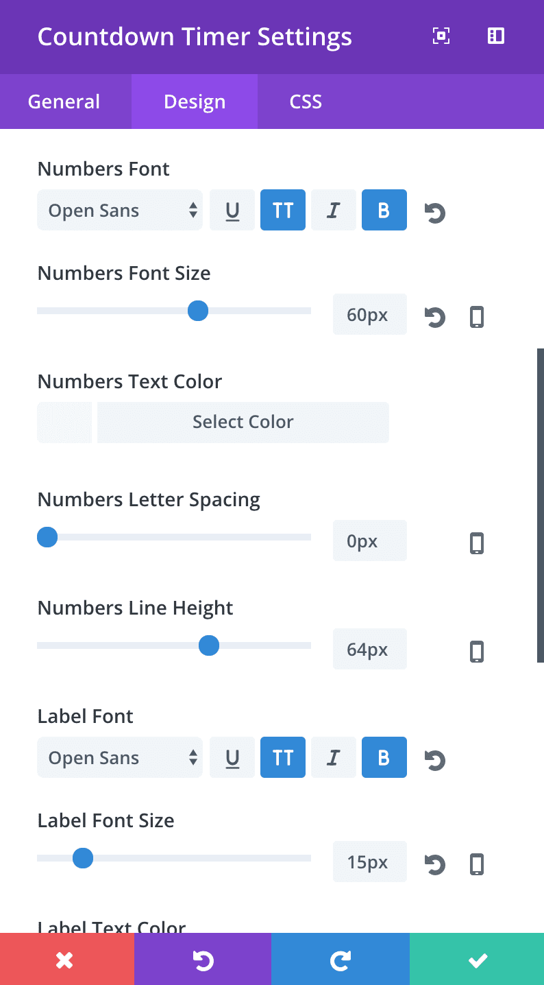 divi-countdown-timer-design-settings