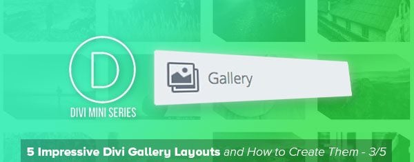 Creating a Unique Border for your Divi Gallery Module Images