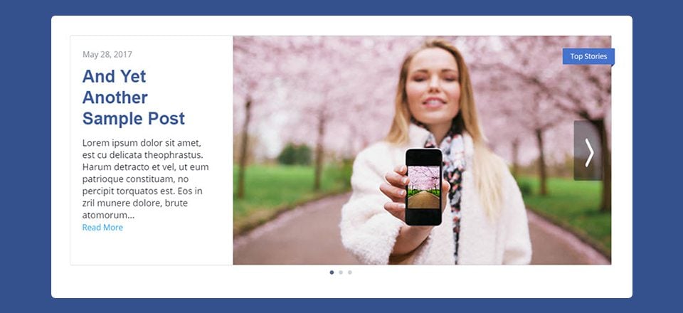 How to Style Divi’s Post Slider Module like Facebook Newsroom’s Post Slider