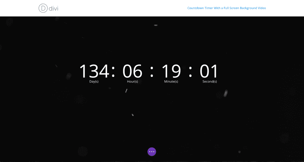 How to Create a Countdown Timer With a Full Screen Background Video