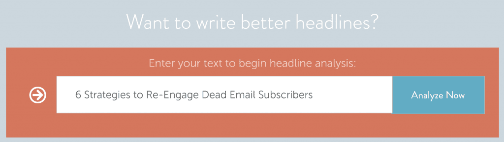 CoSchedule's Headline Analyzer.