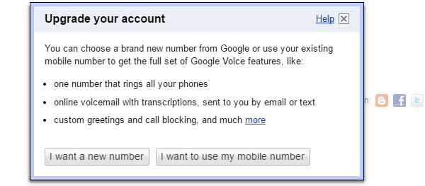 To get a new Google Voice number.