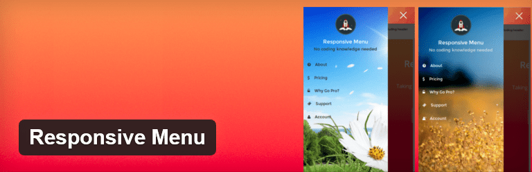 The Responsive Menu title image from WordPress.org