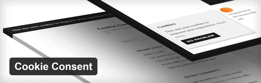 The Cookie Consent plugin.