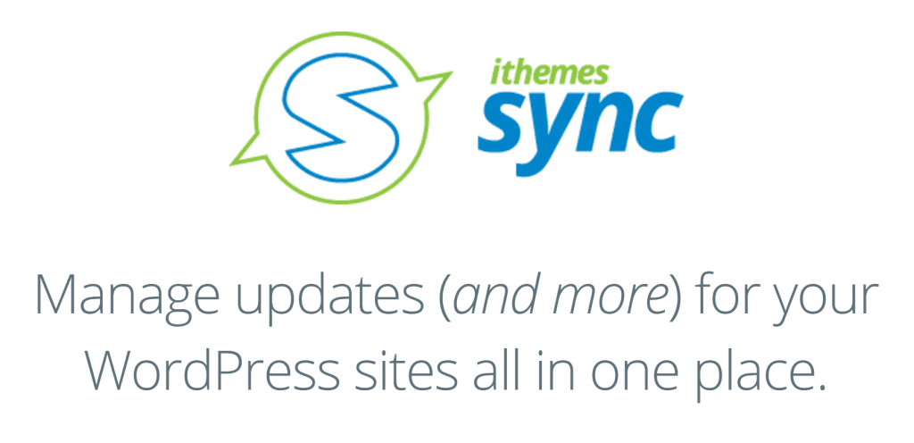 The iThemes Sync homepage.