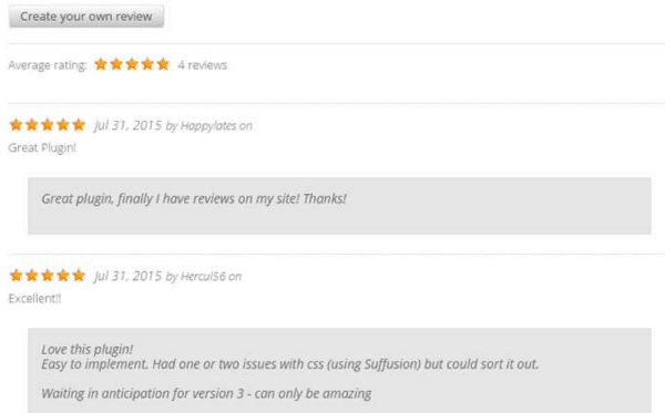 WP Customer Reviews