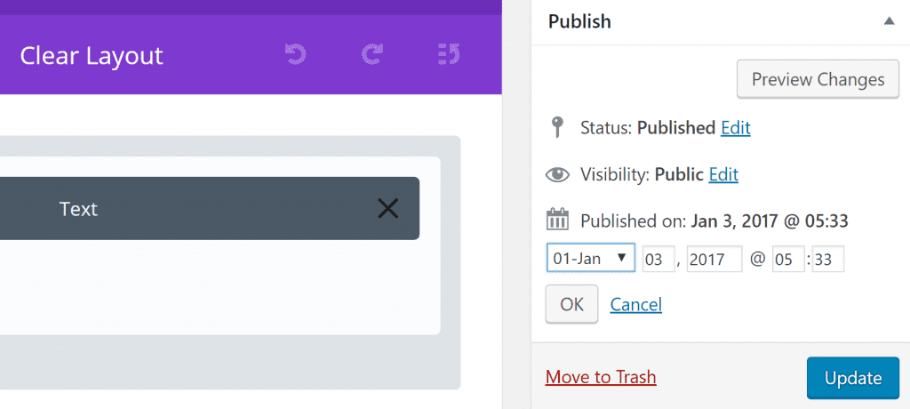 The WordPress scheduling function.