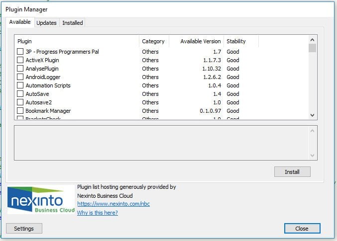 notepad++ review plugin manager