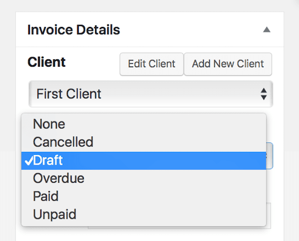 invoice status