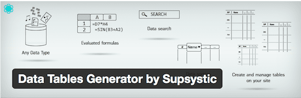 data tables generator