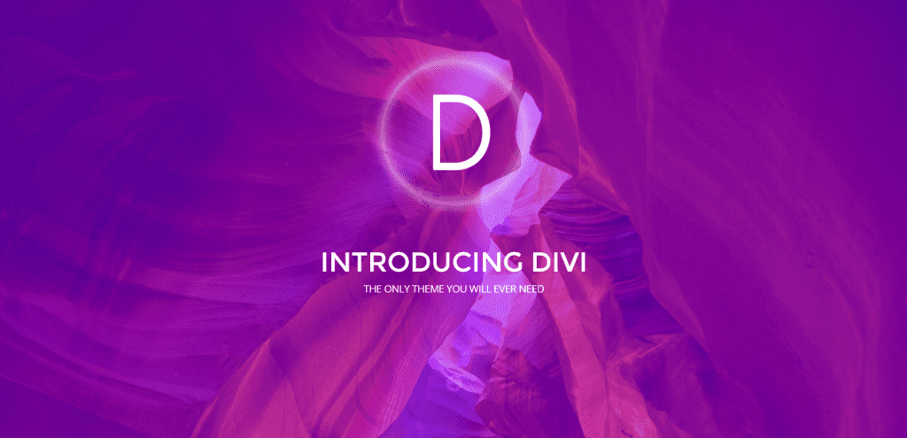 Divi demo homepage