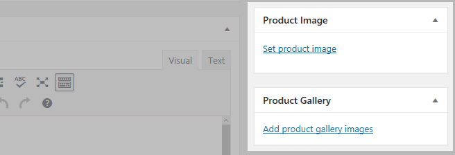 Product image sections