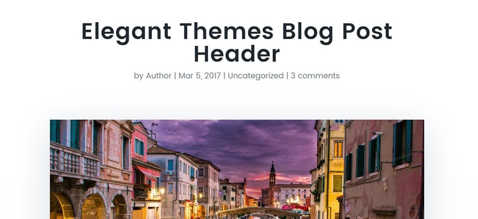 How to Style Divi’s Single Post to Match the New Elegant Themes Post Design