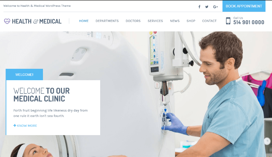 Medical WordPress Theme