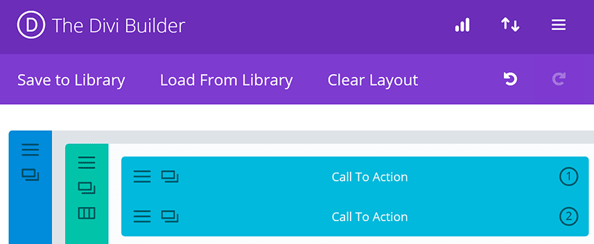 An example of a Divi Leads split test.