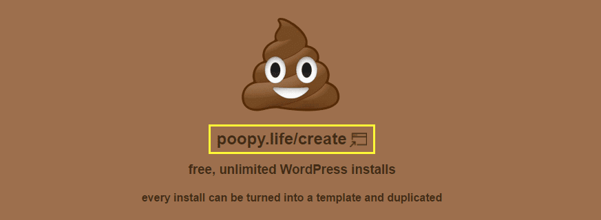 Creating a new Poopy.life install.