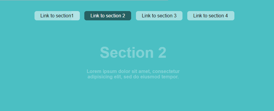 in-page navigation example