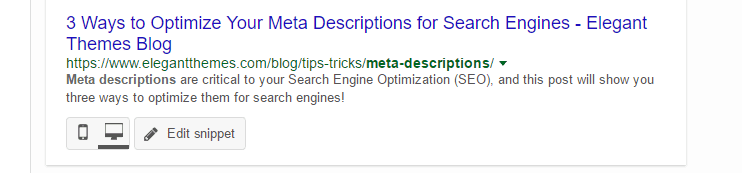 An example of a well-structured meta description.