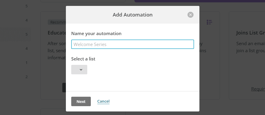 Picking a name for your automation.