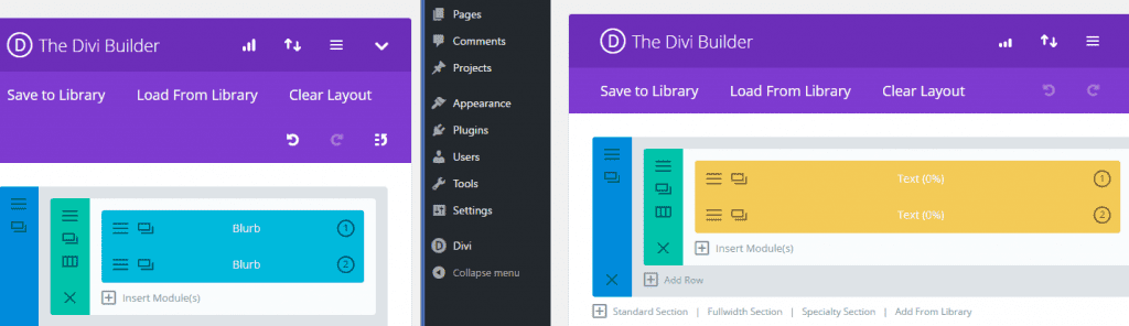 Two split tests running at the same time on different pages.