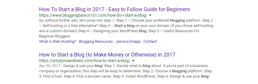 Start a blog