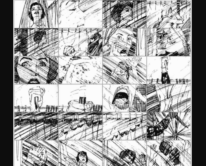 Psycho storyboards