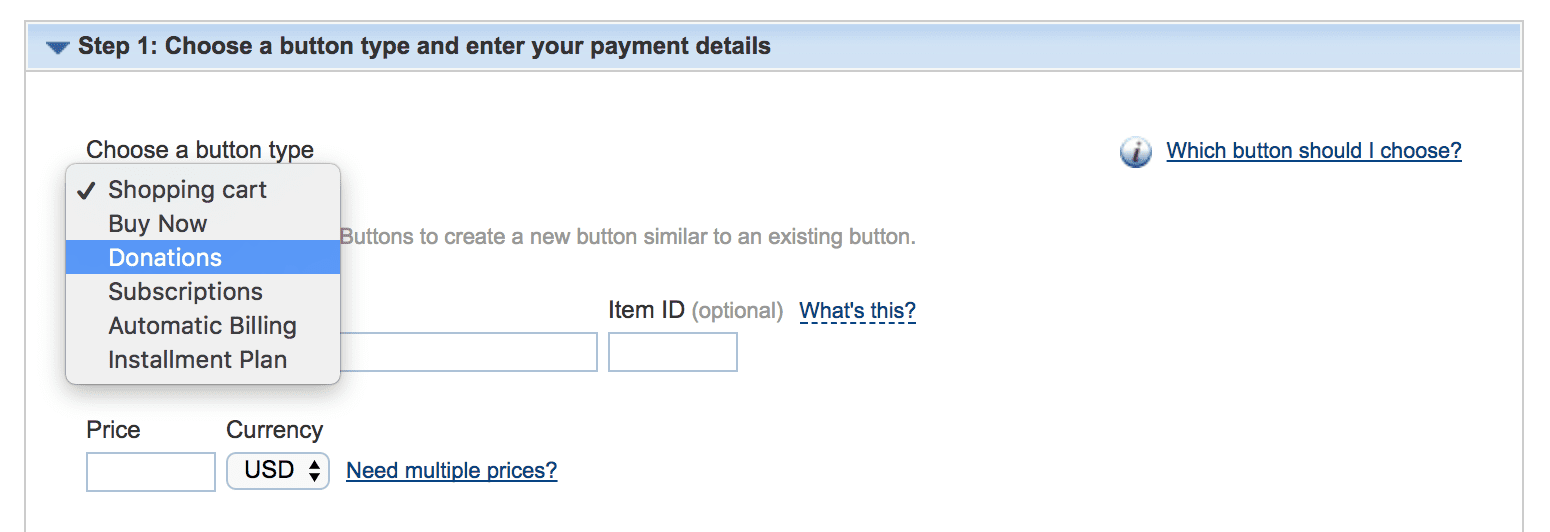 Paypal Donate Button Generator - Simple Tool to Donate Payment Button