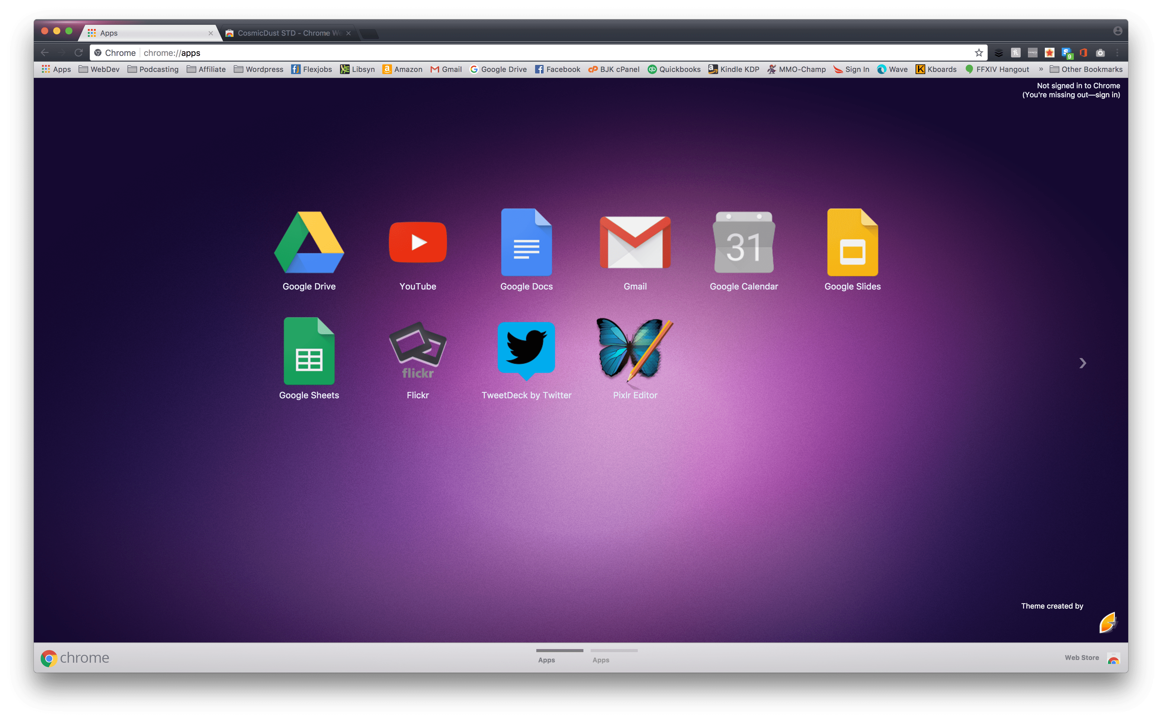 google chrome themes for windows 7