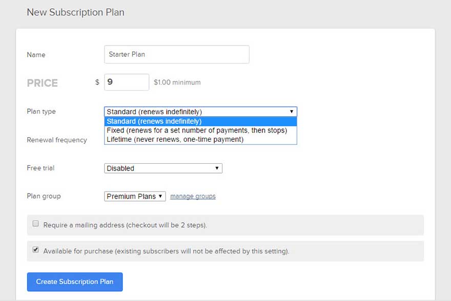 Customize Subscription Plan-1