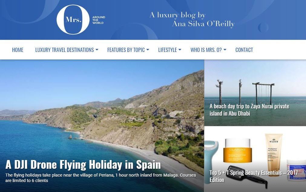 travel blog examples for students