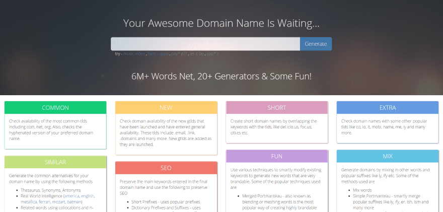 21 Domain Name Generators To Help You Find The Perfect Domain Name