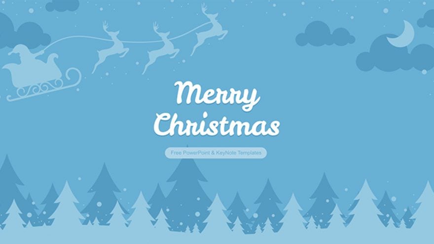 keynotes template merry Christmas