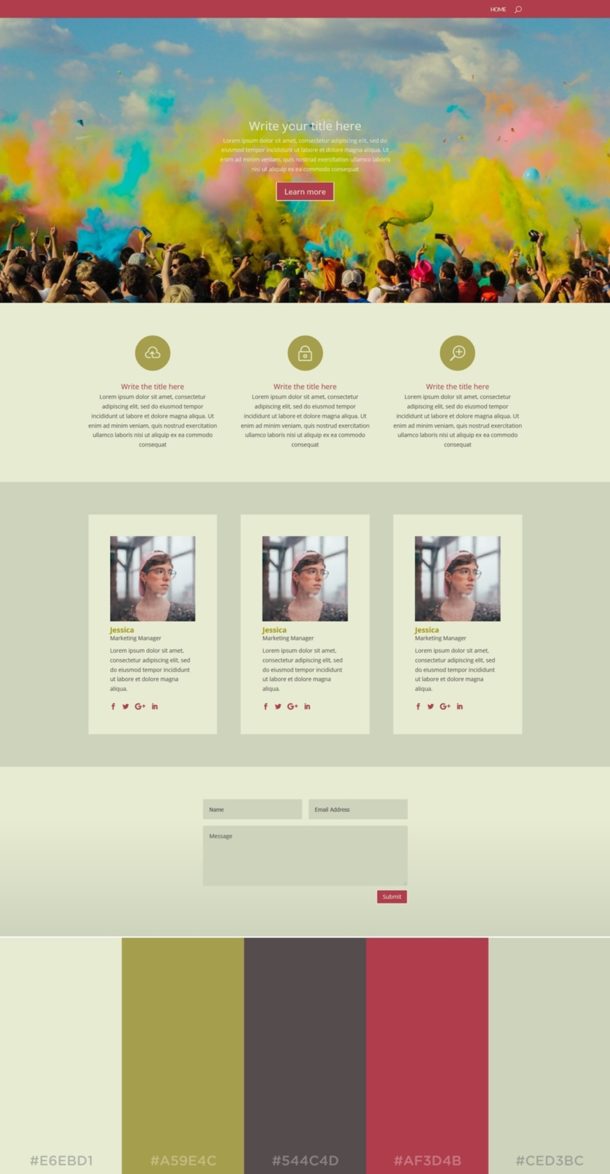How to Apply Color Palettes to Your Divi Website (20 examples!)