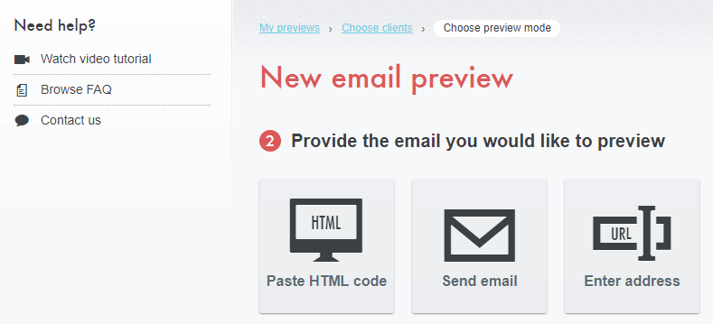 Dán HTML của email của bạn.