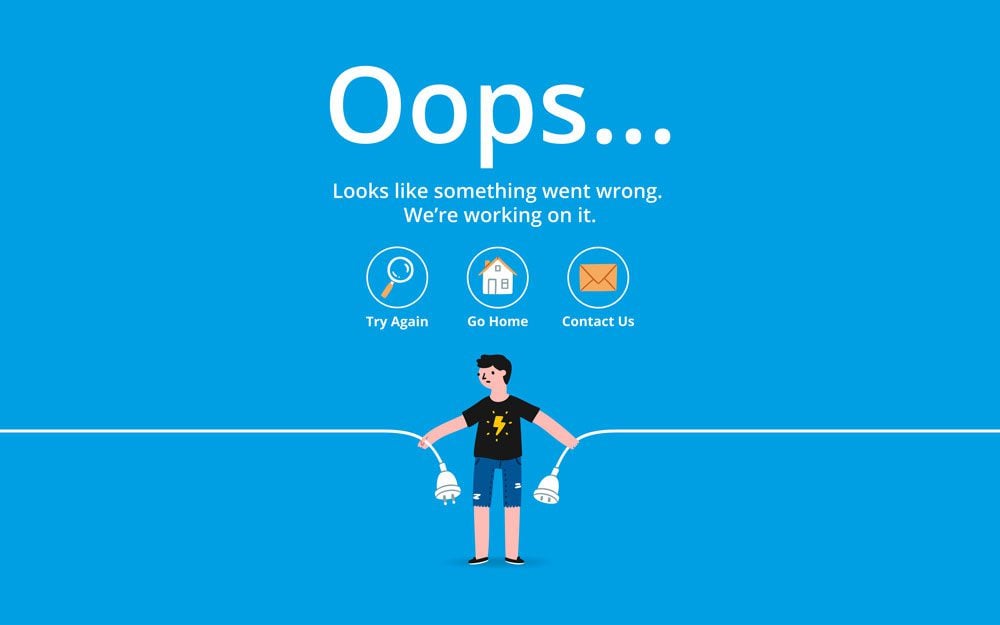 404 error page website improvements