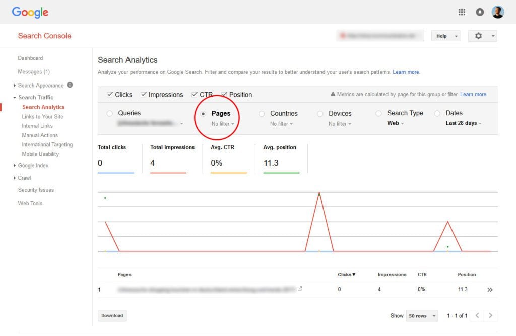 add new keywords via Google Search Console