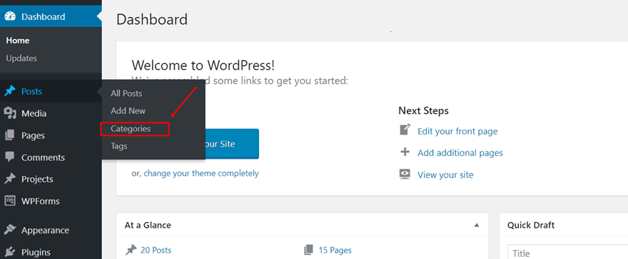 How to change uncategorized in wordpress