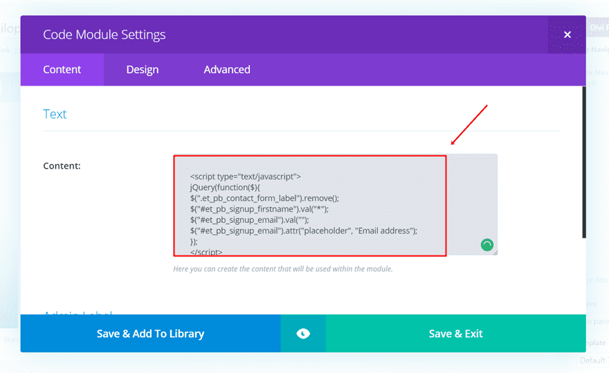 email optin module