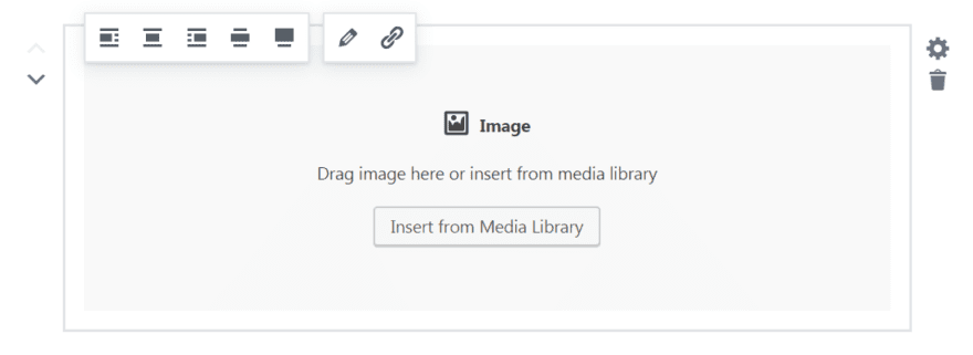 An image block in the Gutenberg editor.