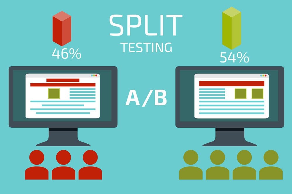 website improvements split test call to action