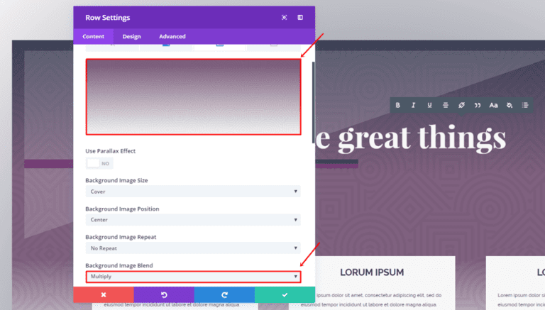 How to Creatively Combine Row & Column Backgrounds with Divi's New Options