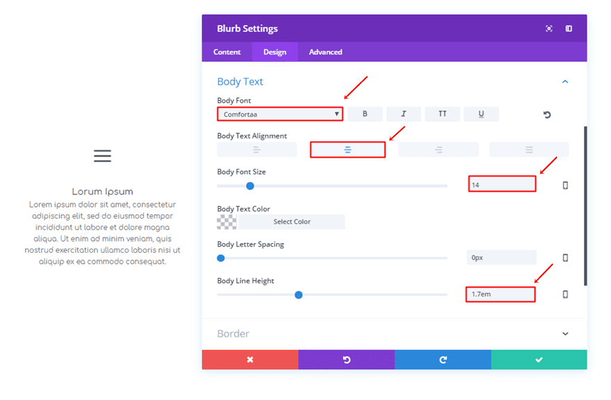 section transitions