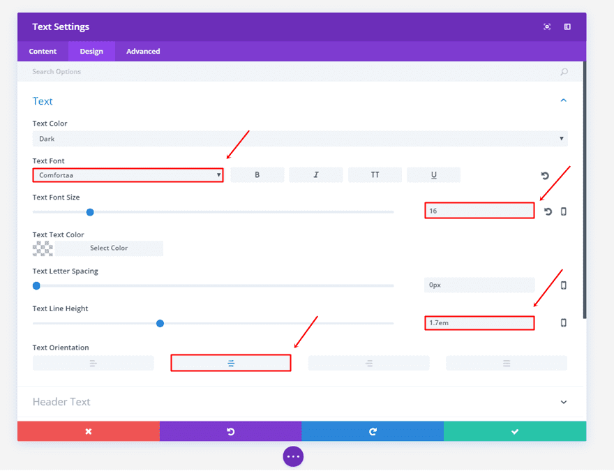 section transitions