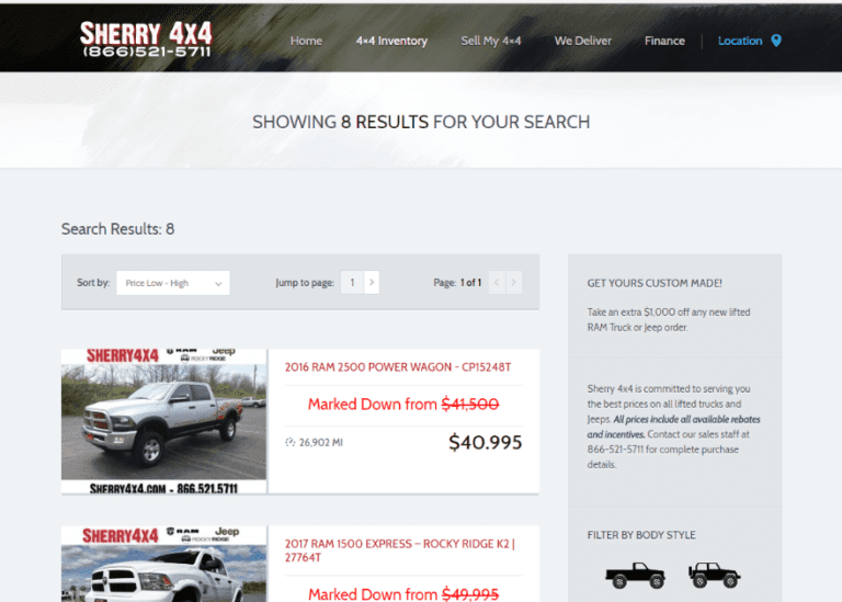 11 car sales websites created with wordpress
