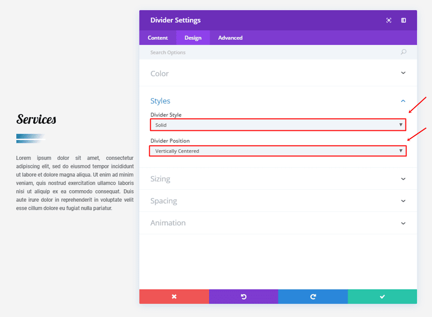 divider module